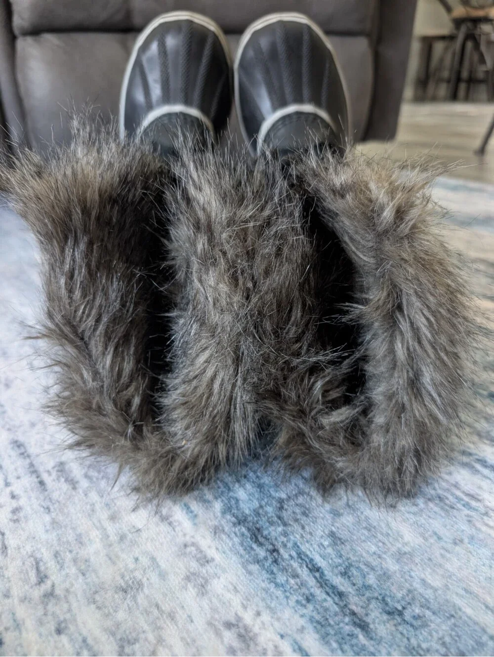 SOREL Joan Of Arctic Waterproof Boots Womens Size 7 Snow Rain Winter Faux Fur